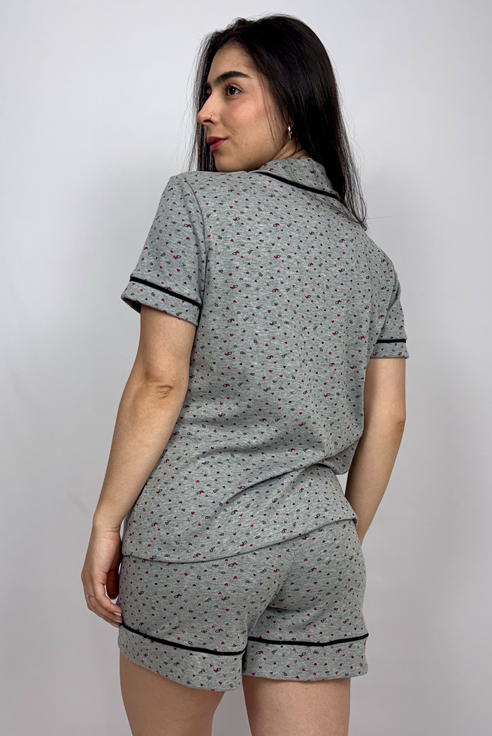 Pijama Americano Curto sem Renda