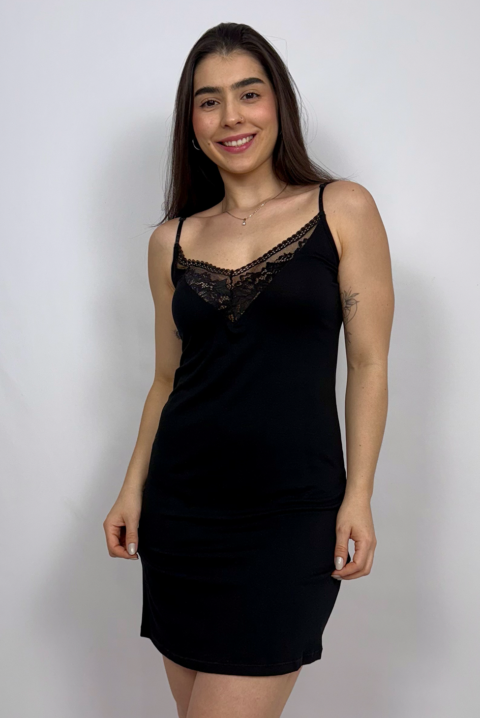 Camisola Malha com Renda