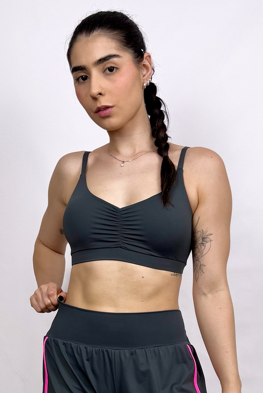 Top Beach Cinza Chumbo