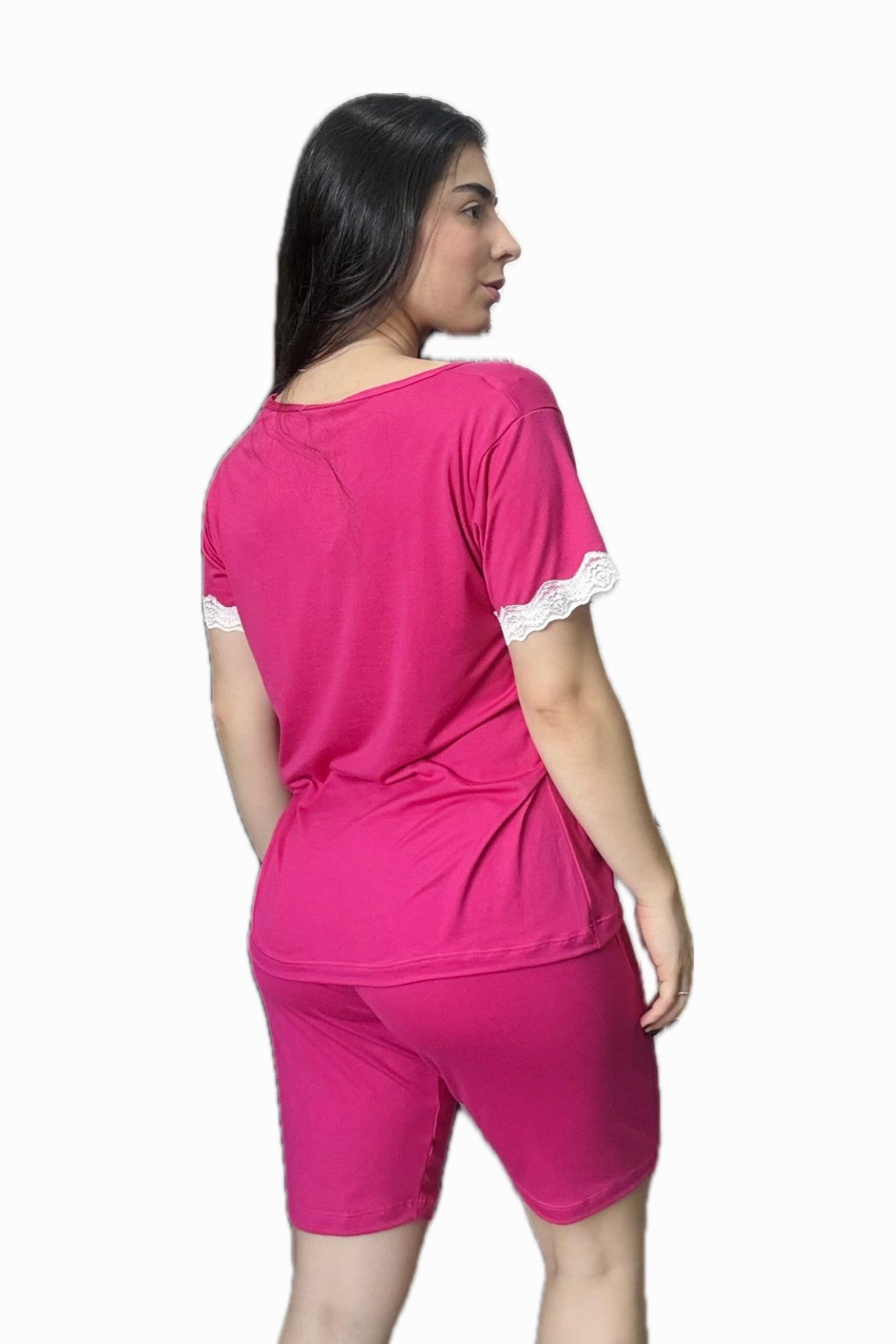 Pijama Celine - Malha Camiseta e Bermuda