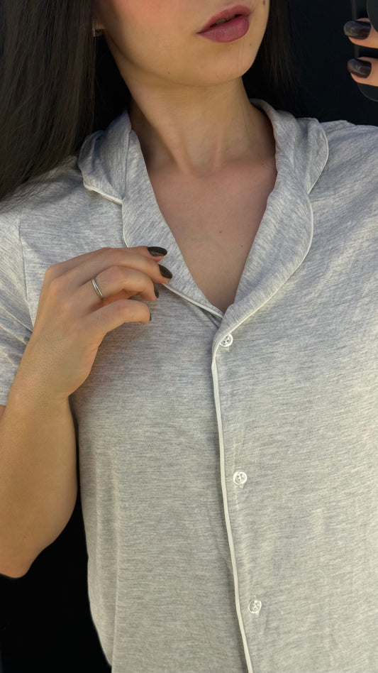 Pijama Americano Curto Malha - R136213