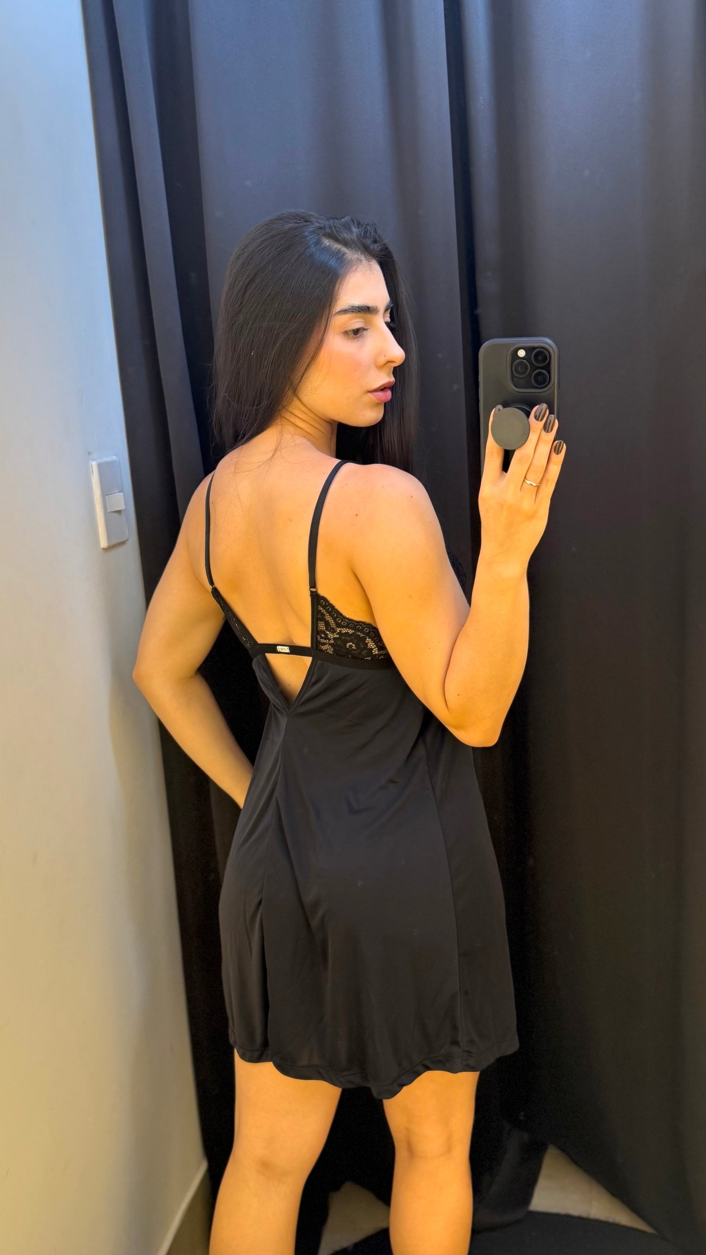 Camisola Busto Rendado com Bojo - R136120