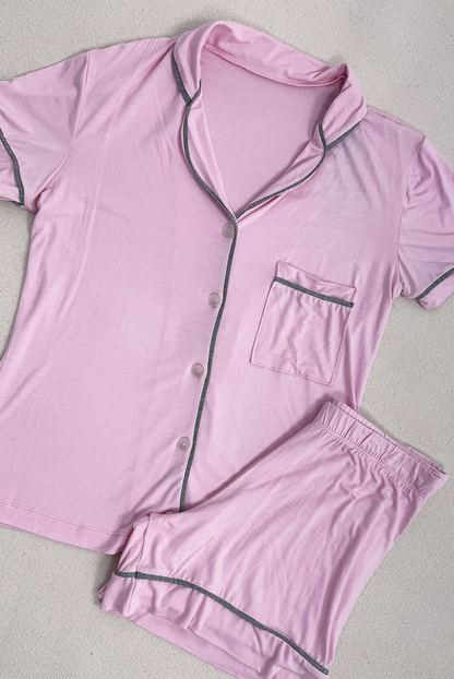 Pijama Americano Curto sem Renda