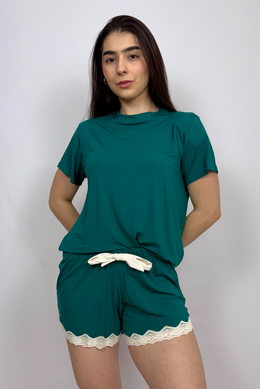 Pijama Malha Camiseta