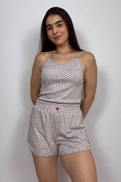 Pijama Malha Shorts Boxer