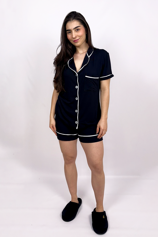 Pijama Americano Curto sem Renda