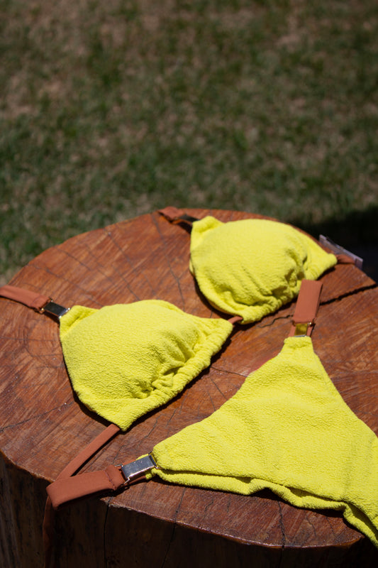 Biquíni Cortininha Bicolor Atoalhado - R25065