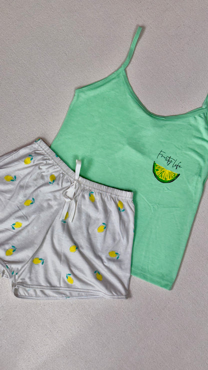 Pijama Malha Estampado - R170