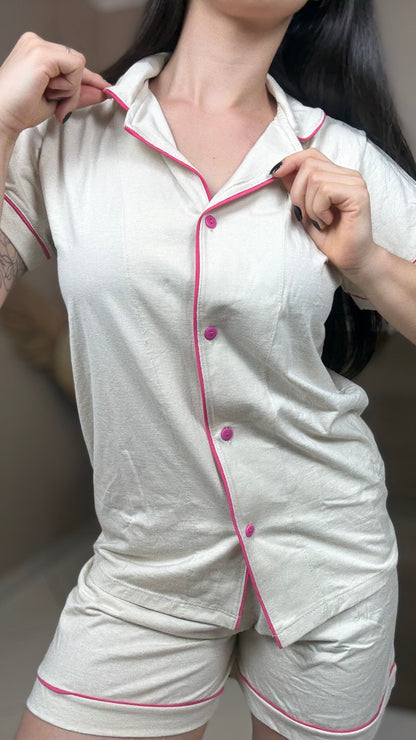 Pijama Americano 100% Algodão - R120