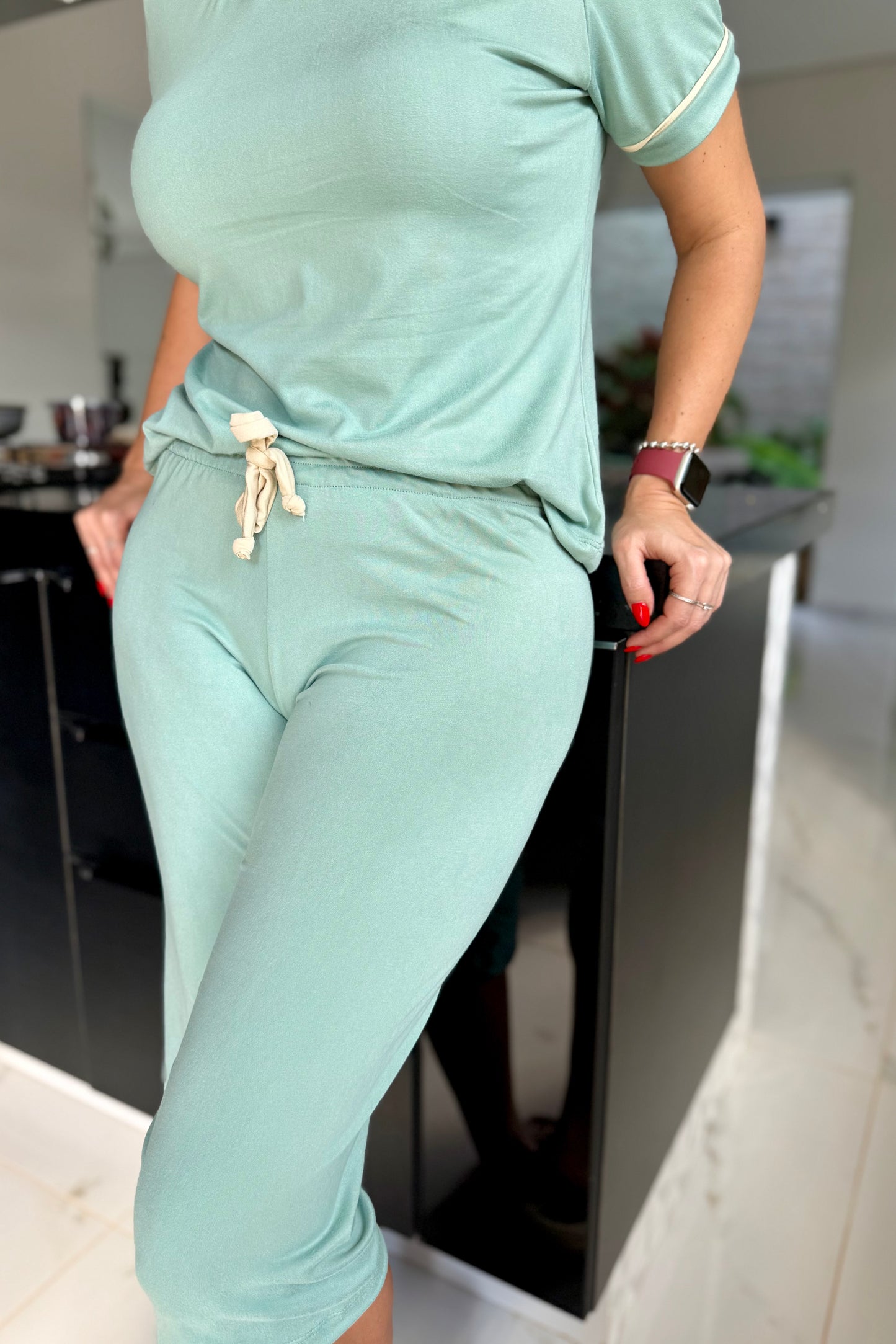 Pijama Corsário de Suede