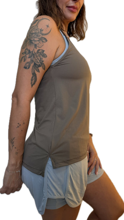 Blusa Beach Com Fenda Lateral