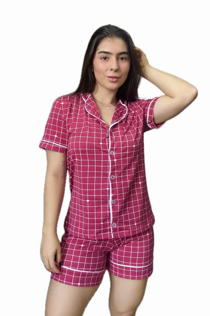 Pijama Americano Curto sem Renda