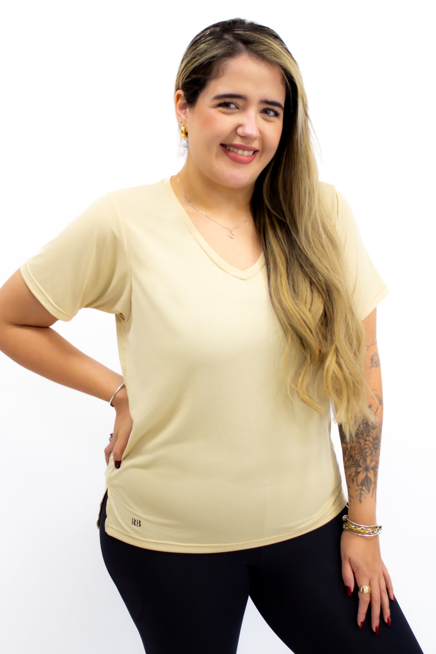 Blusa Decote V - R222