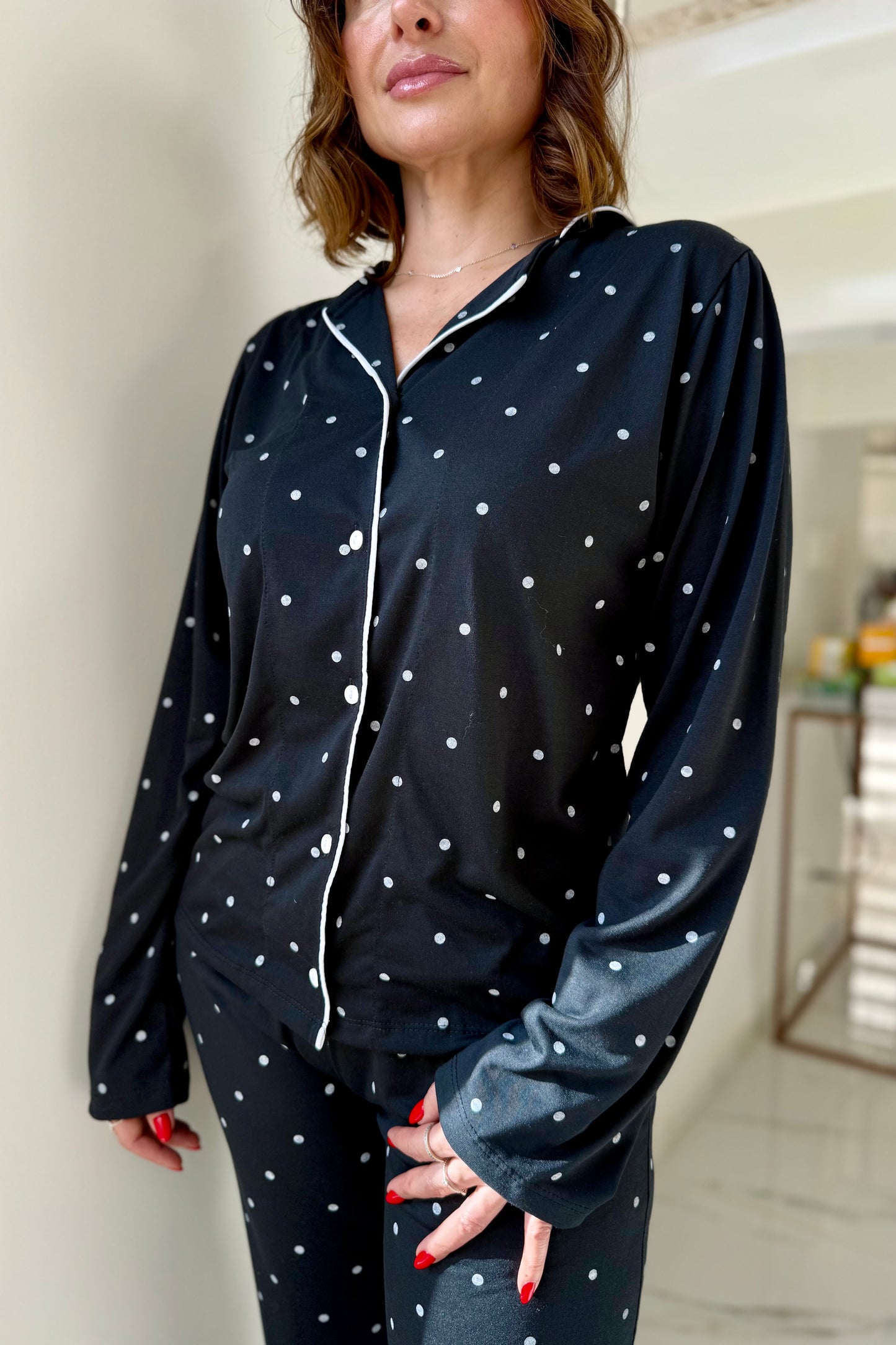 Pijama Americano Manga Comprida