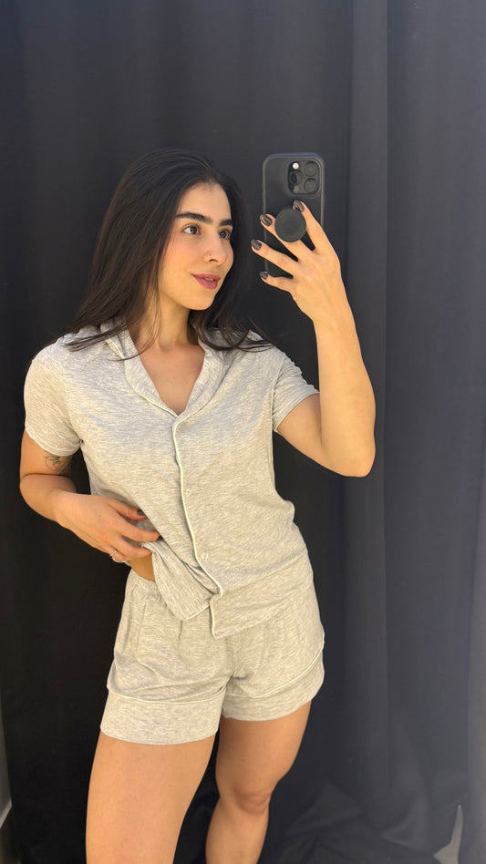 Pijama Americano Curto Malha - R136213