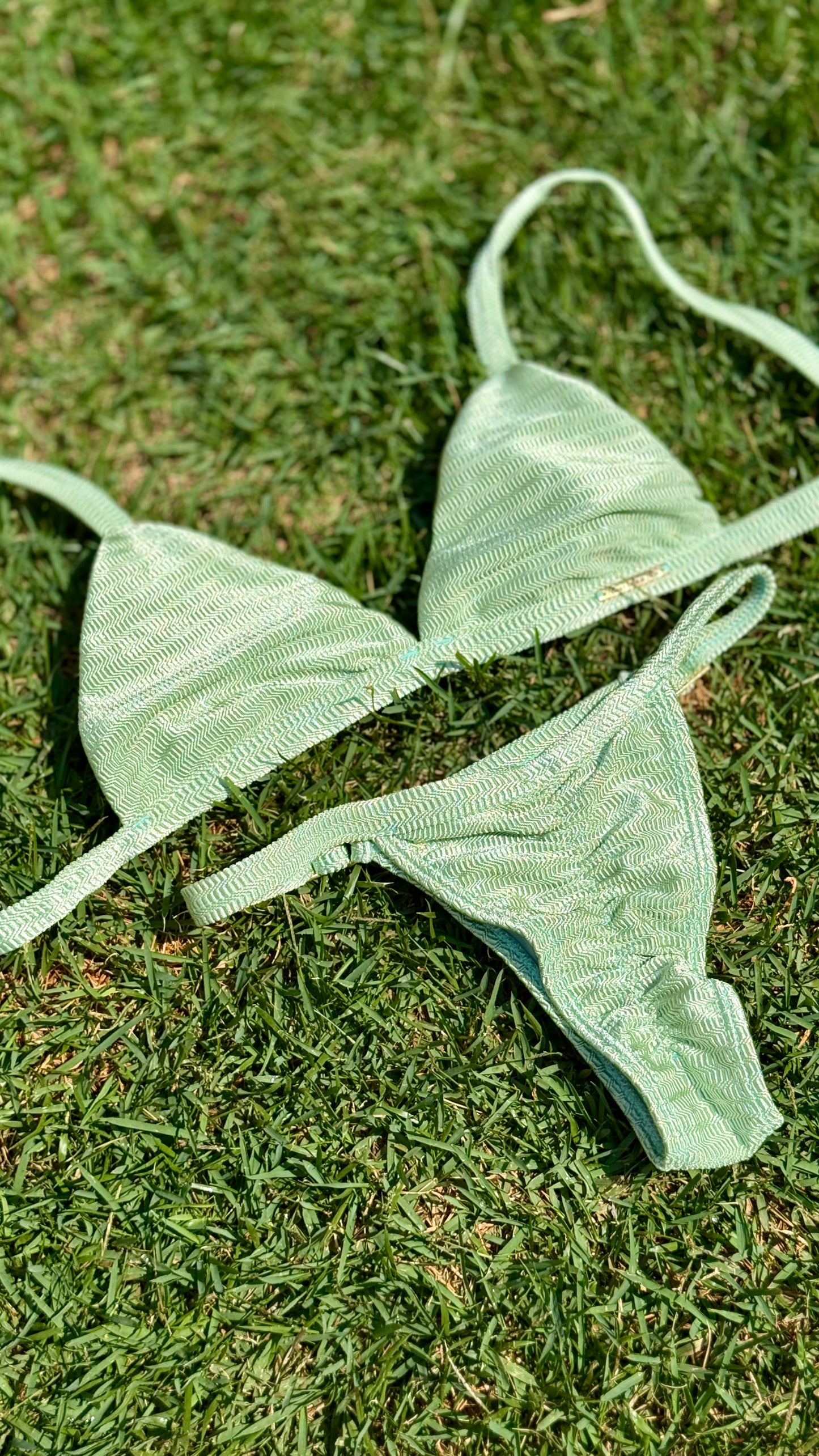 Biquíni Cortininha Fixo Com Calcinha Fio Empina Bumbum - R341/412