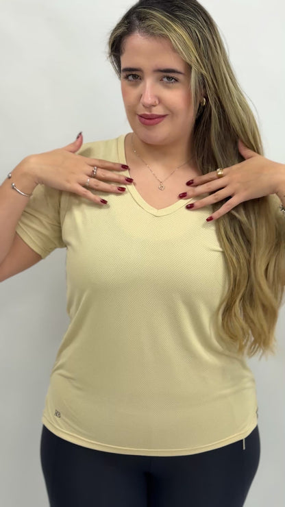Blusa Decote V - R222